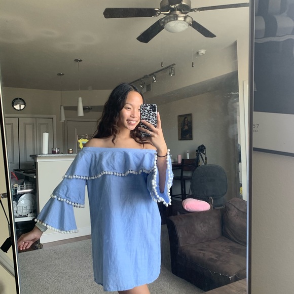 Striped Ruffle dress - Picture 2 of 3